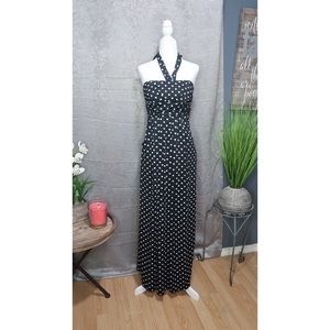 Pocket dot maxi dress 🎲